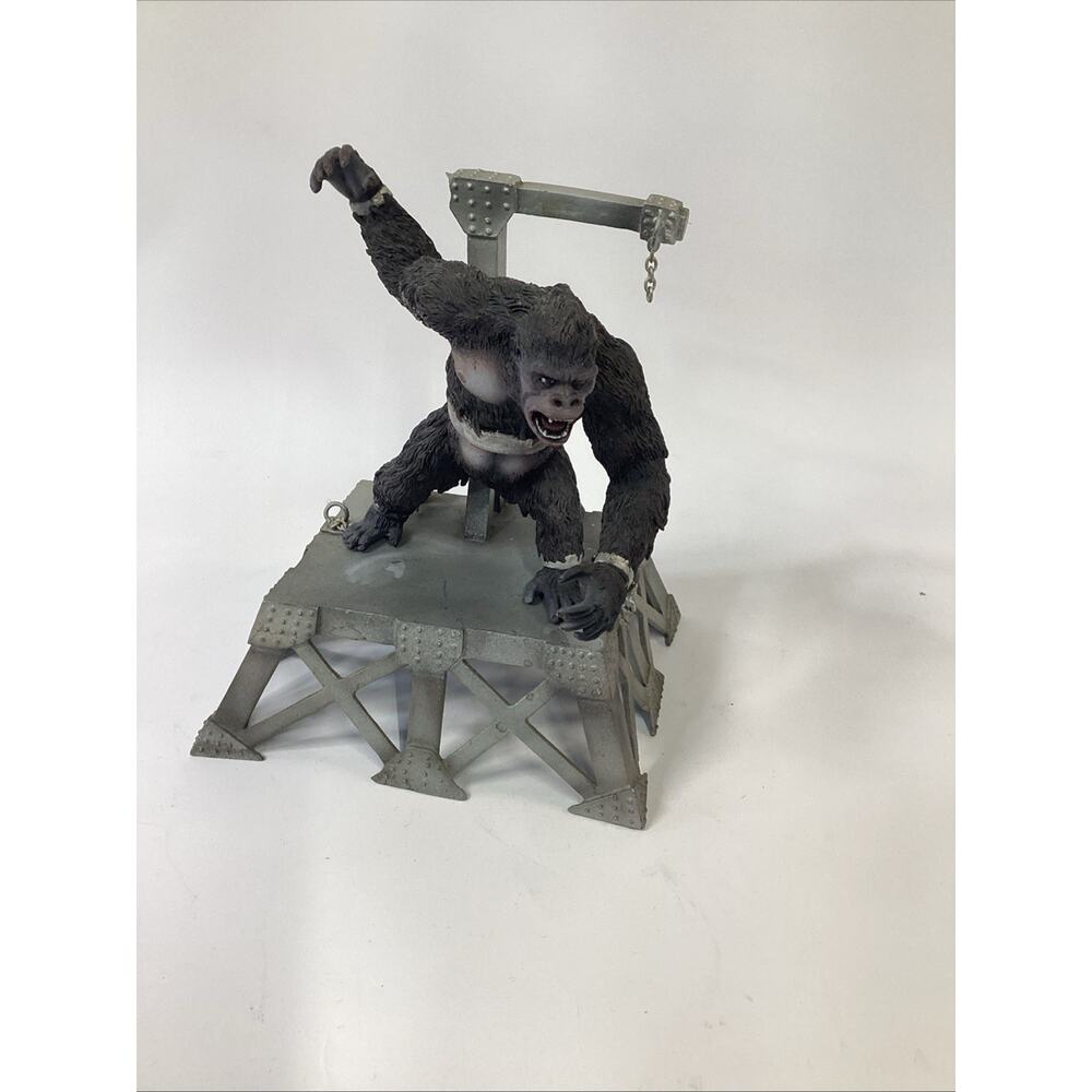 Vintage King Kong Figure On Display Stand